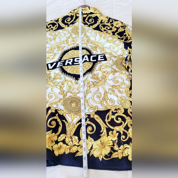"NWT" Versace Barocco Silk Shirt - Picture 8 of 16